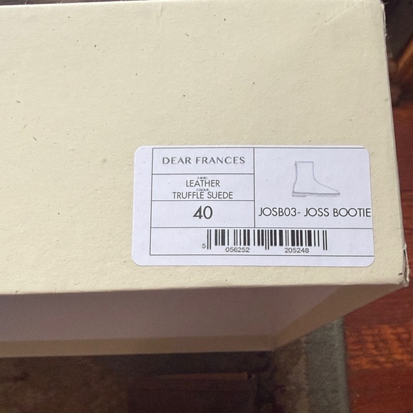 Dear Frances Chocolate Suede Ankle Boots - Picture 4 of 4